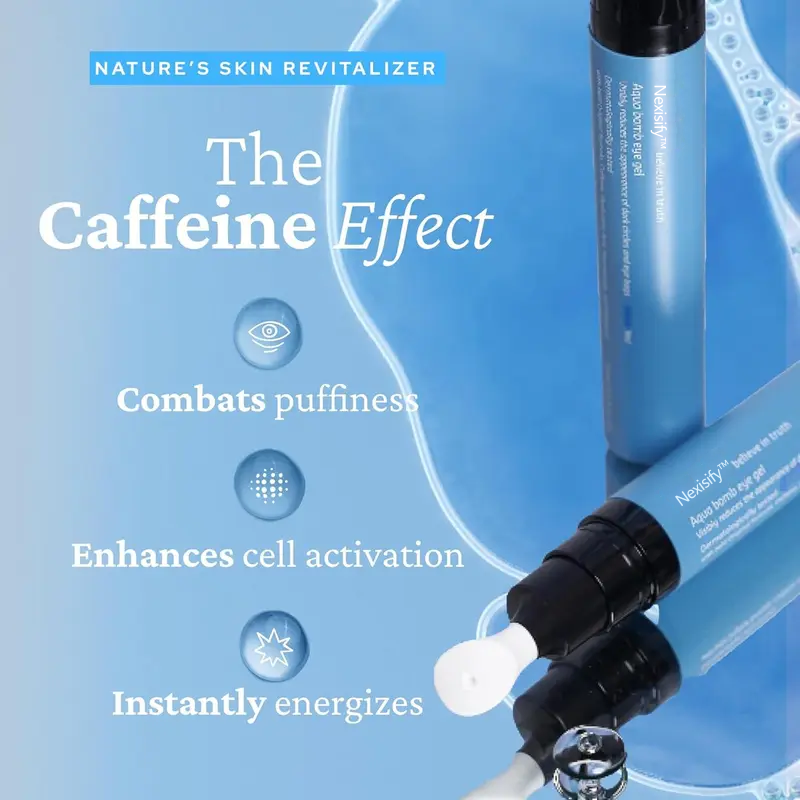 Nexisify™ Eye Gel – Depuff, Brighten & Hydrate Instantly (Free high-end makeup brushes)