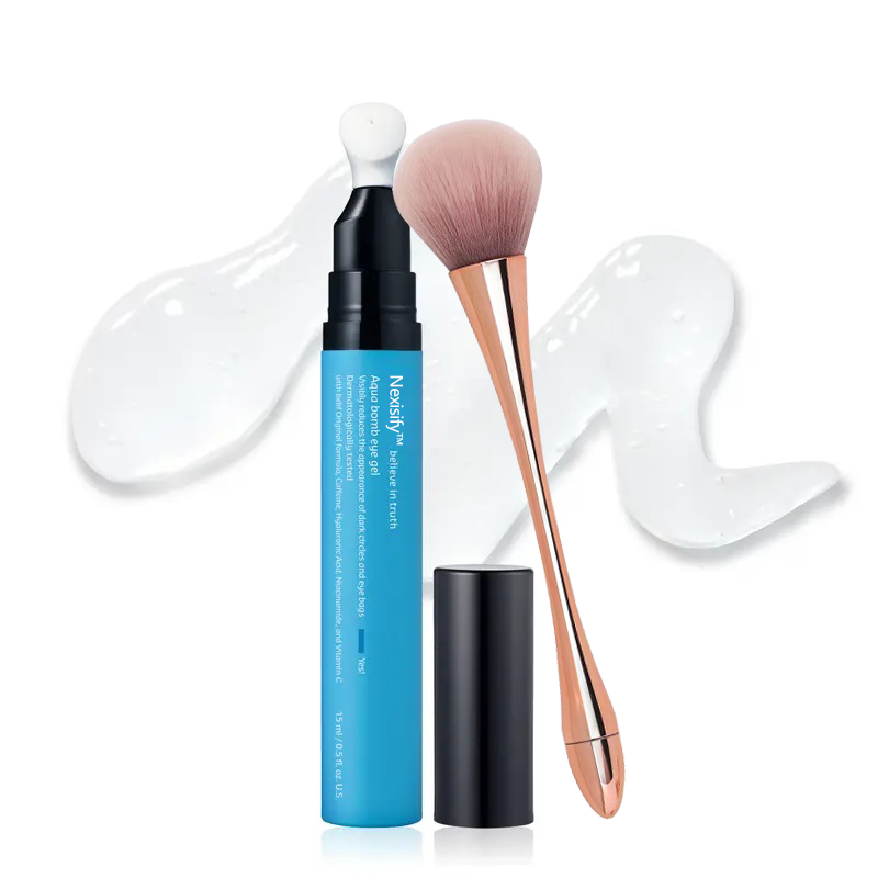 Nexisify™ Eye Gel – Depuff, Brighten & Hydrate Instantly (Free high-end makeup brushes)